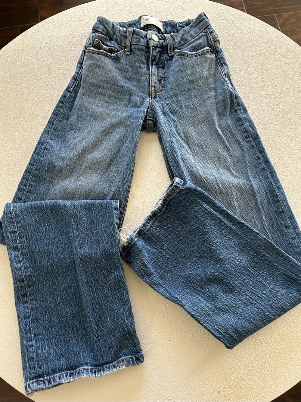 BKE Medium Blue Flare Jeans for juniors